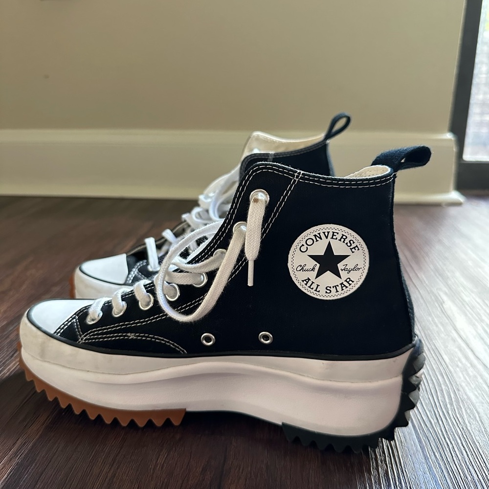Converse Run Star Hike Black High-Top Sneakers